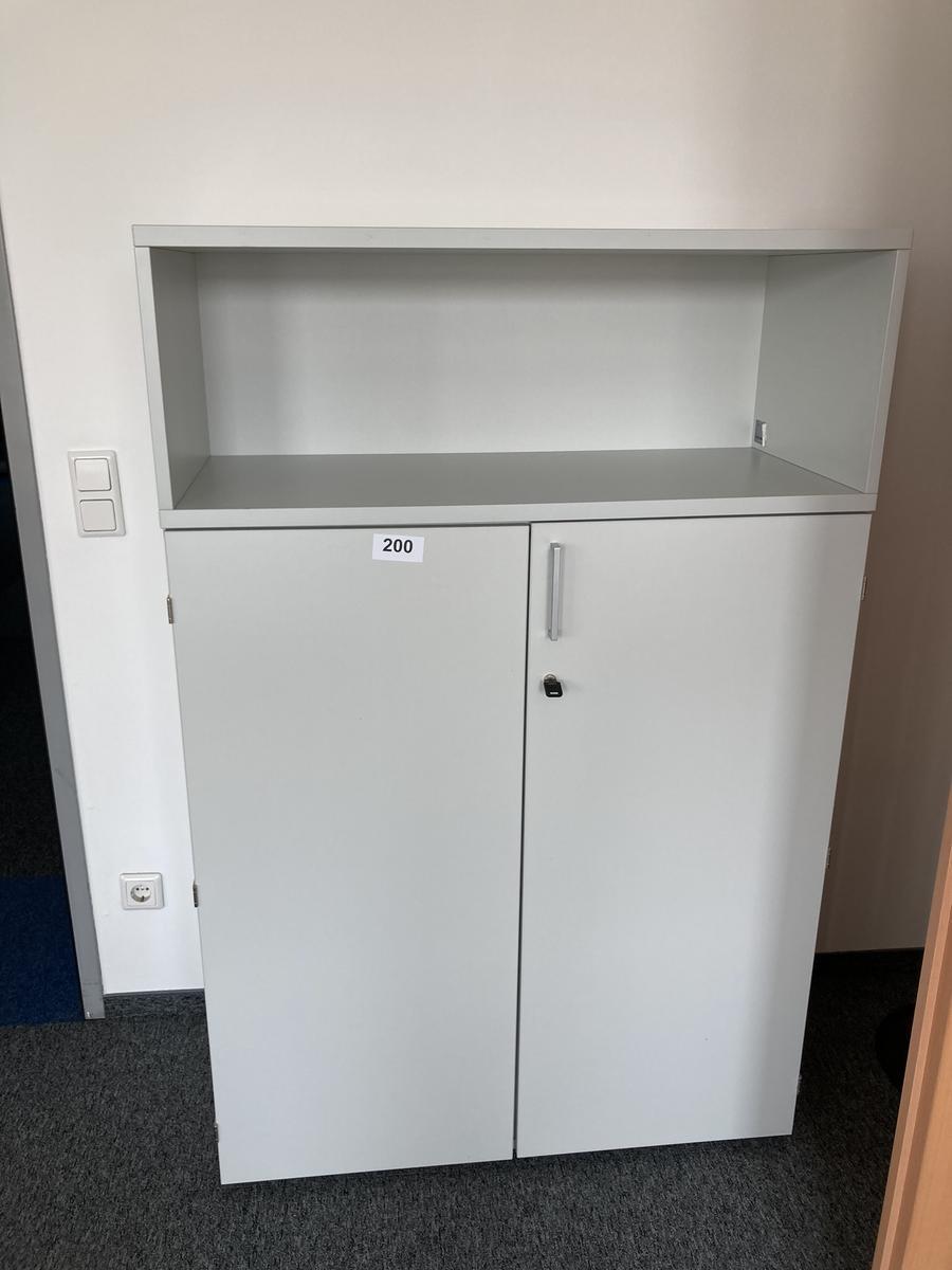 Aktenschrank mit Ablagefach, Maße: ca. 100 x 45 x 152 cm